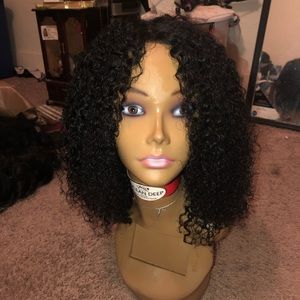 Brazilian Deep Curl Human Hair Lace Wig